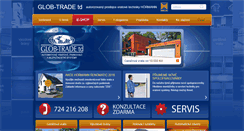 Desktop Screenshot of globetrade.cz
